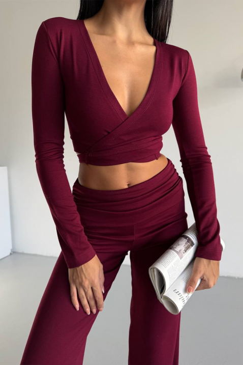 Комплект PERTOVA BORDO, Цвят: бордо, IVET.BG - Твоят онлайн бутик.