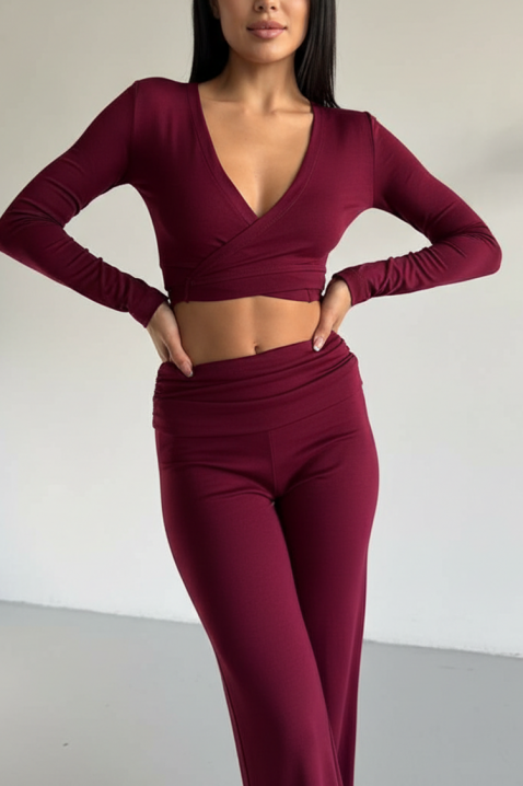 Комплект PERTOVA BORDO, Цвят: бордо, IVET.BG - Твоят онлайн бутик.