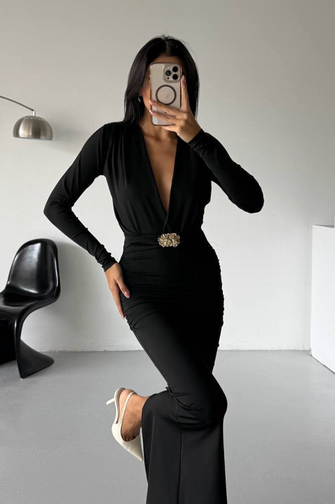 Рокля ARALESA BLACK, Цвят: черен, IVET.BG - Твоят онлайн бутик.