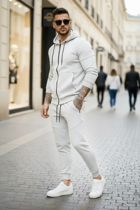 Мъжки комплект TARMON LIGHT GREY, Цвят: светлосив, IVET.BG - Твоят онлайн бутик.