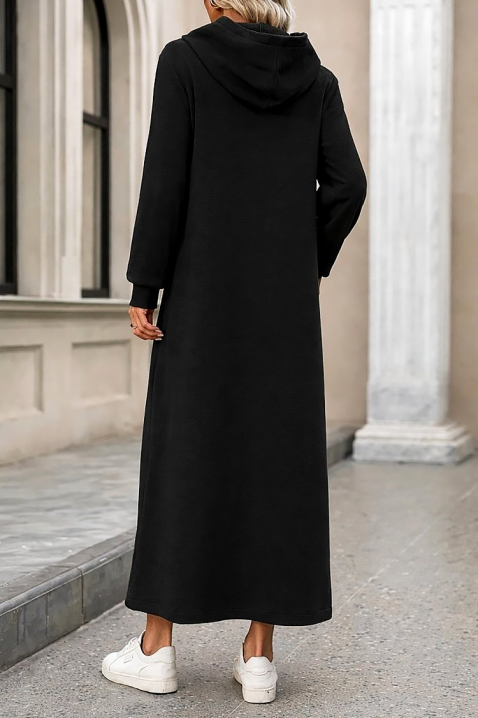 Рокля ASEMDOLA, Цвят: черен, IVET.BG - Твоят онлайн бутик.