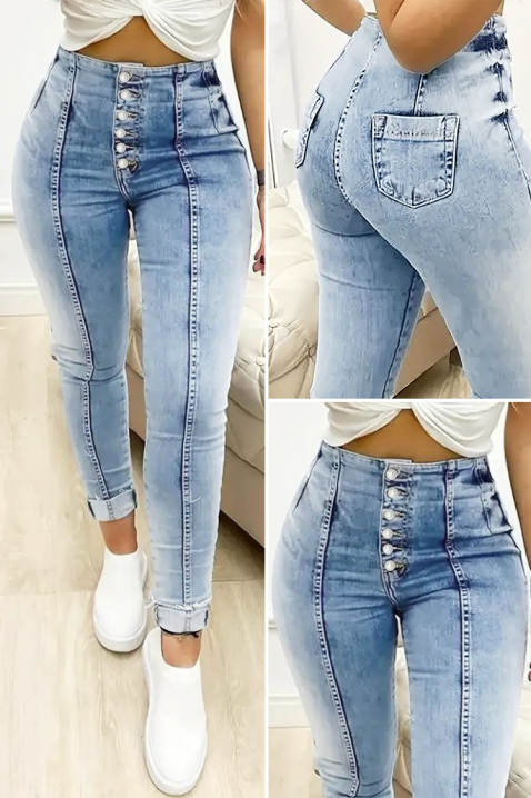 Дънки CATARELDA, Цвят: светлосин, IVET.BG - Твоят онлайн бутик.