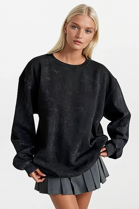 Дамска блуза KAVINDA, Цвят: графит, IVET.BG - Твоят онлайн бутик.