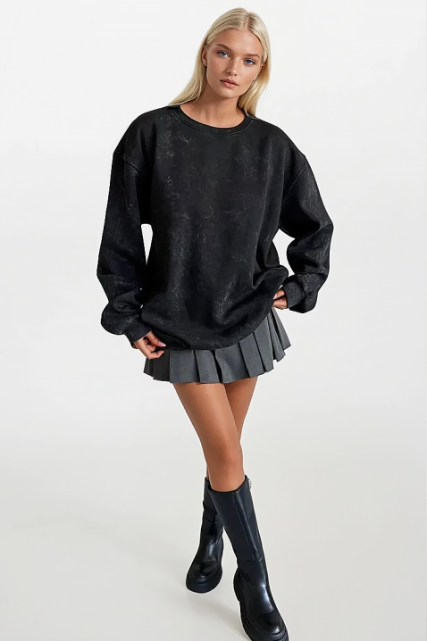 Дамска блуза KAVINDA, Цвят: графит, IVET.BG - Твоят онлайн бутик.