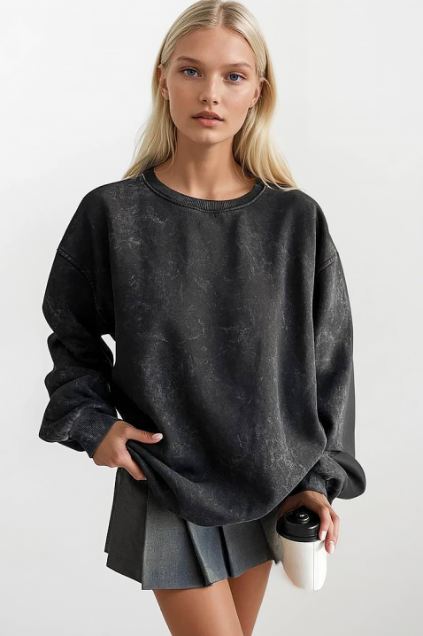 Дамска блуза KAVINDA, Цвят: графит, IVET.BG - Твоят онлайн бутик.