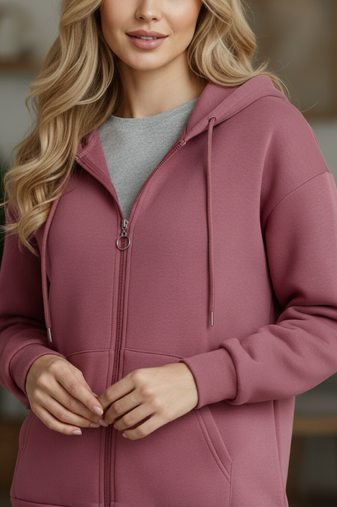 Суичър BLAGELDA PINK, Цвят: розов, IVET.BG - Твоят онлайн бутик.