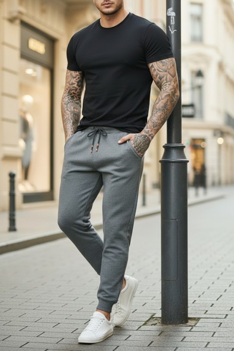 Мъжки панталон TIRZO GREY, Цвят: сив, IVET.BG - Твоят онлайн бутик.