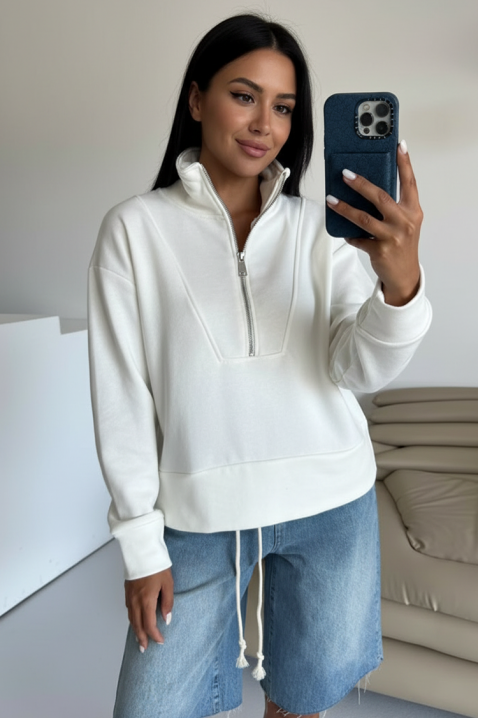 Суичър KLOBERFA WHITE, Цвят: бял, IVET.BG - Твоят онлайн бутик.