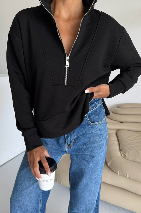 Суичър KLOBERFA BLACK, Цвят: черен, IVET.BG - Твоят онлайн бутик.