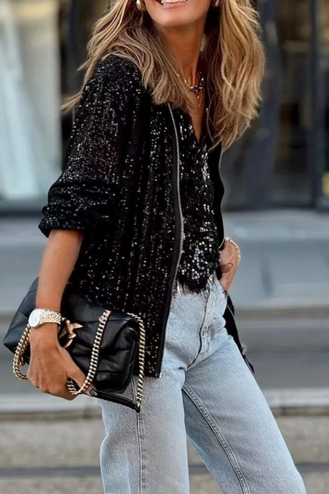 Яке BAREONA, Цвят: черен, IVET.BG - Твоят онлайн бутик.