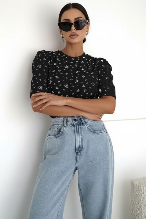 Тениска DAFNILDA BLACK, Цвят: черен, IVET.BG - Твоят онлайн бутик.