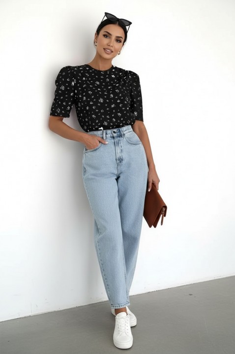 Тениска DAFNILDA BLACK, Цвят: черен, IVET.BG - Твоят онлайн бутик.