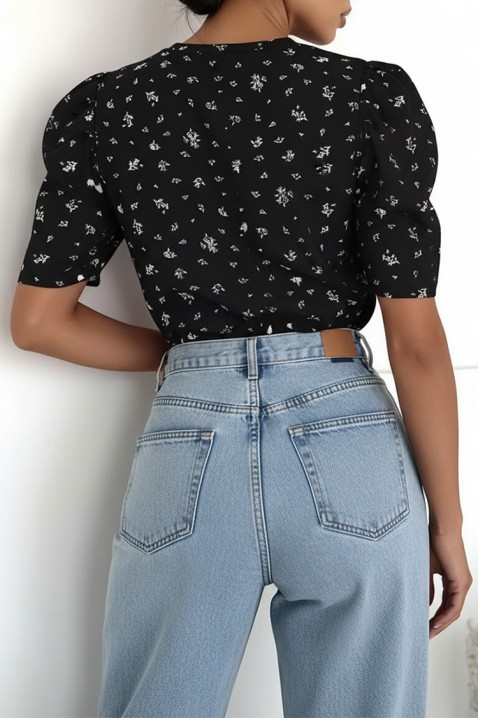 Тениска DAFNILDA BLACK, Цвят: черен, IVET.BG - Твоят онлайн бутик.