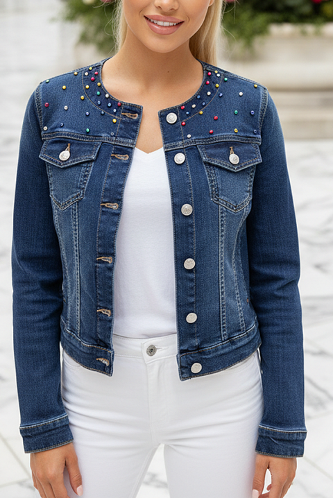 Дънково яке GLILONZA, Цвят: тъмносин, IVET.BG - Твоят онлайн бутик.