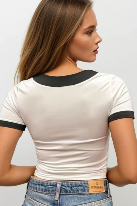 Тениска VANFORA WHITE, Цвят: бял, IVET.BG - Твоят онлайн бутик.