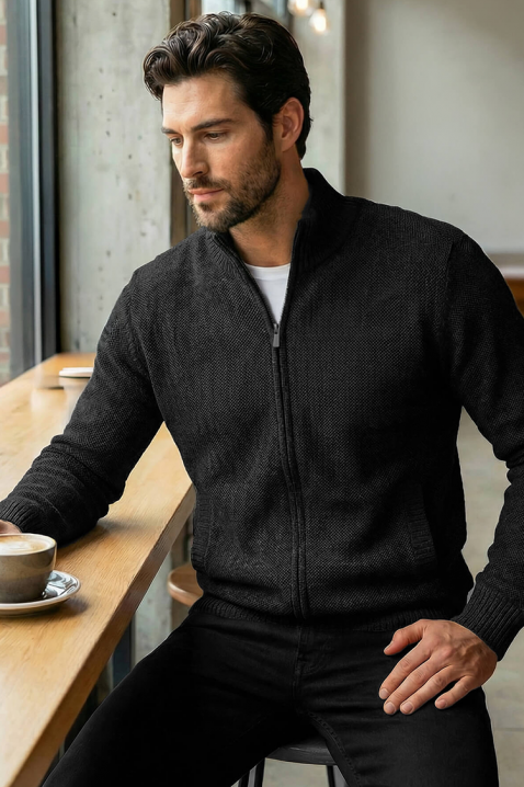 Мъжка жилетка TIMBO BLACK, Цвят: черен, IVET.BG - Твоят онлайн бутик.