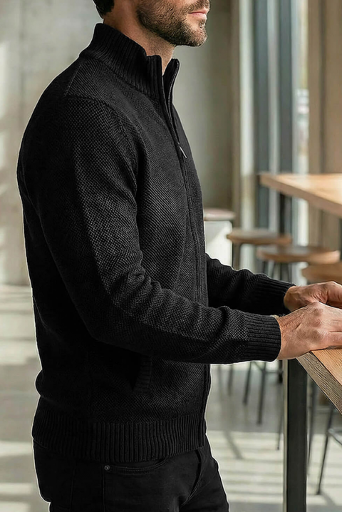 Мъжка жилетка TIMBO BLACK, Цвят: черен, IVET.BG - Твоят онлайн бутик.