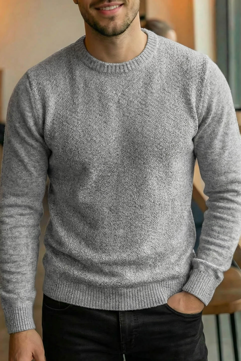 Мъжки пуловер KARELDO GREY, Цвят: сив, IVET.BG - Твоят онлайн бутик.