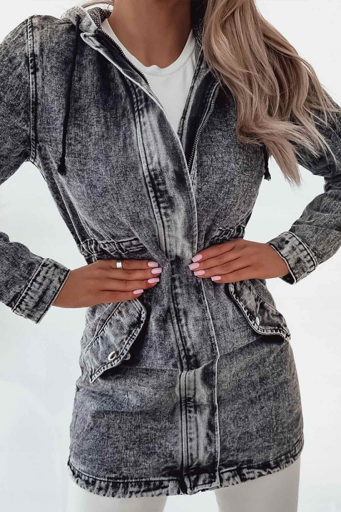 Дънково яке ANREOLA, Цвят: сив, IVET.BG - Твоят онлайн бутик.