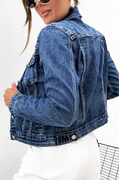 Дънково яке ELVRINDA, Цвят: тъмносин, IVET.BG - Твоят онлайн бутик.