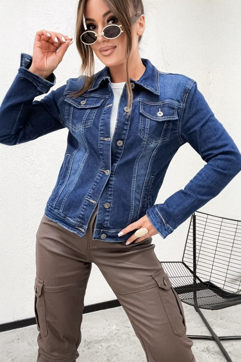 Дънково яке GLODANDA, Цвят: тъмносин, IVET.BG - Твоят онлайн бутик.