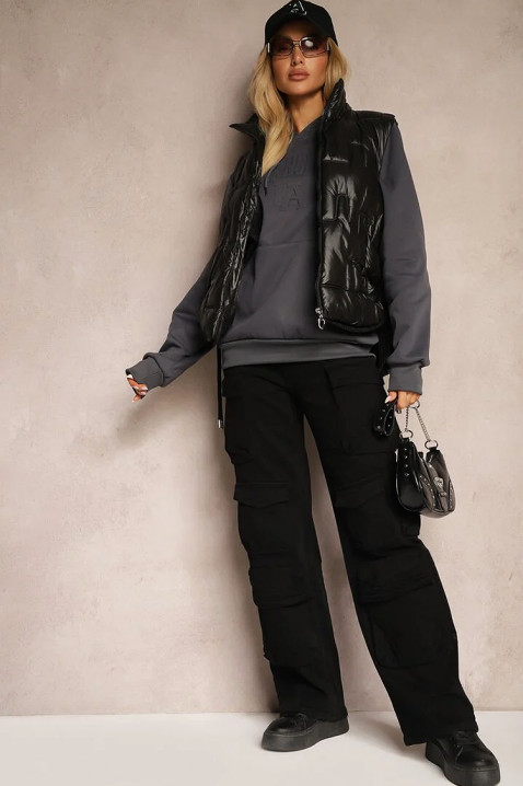 Елек HOLVENZA BLACK, Цвят: черен, IVET.BG - Твоят онлайн бутик.