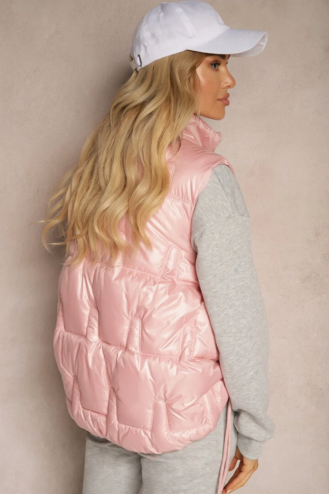 Елек HOLVENZA PUDRA, Цвят: пудра, IVET.BG - Твоят онлайн бутик.