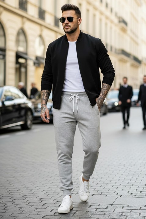 Мъжки панталон LORODO GREY, Цвят: сив, IVET.BG - Твоят онлайн бутик.