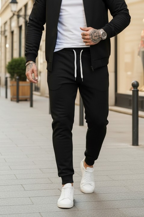 Мъжки панталон LORODO BLACK, Цвят: черен, IVET.BG - Твоят онлайн бутик.