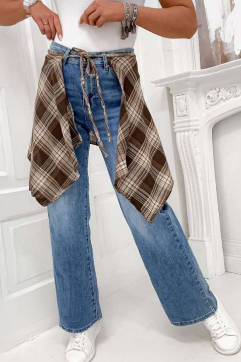 Дънки SCARDELZA BLUE, Цвят: син, IVET.BG - Твоят онлайн бутик.