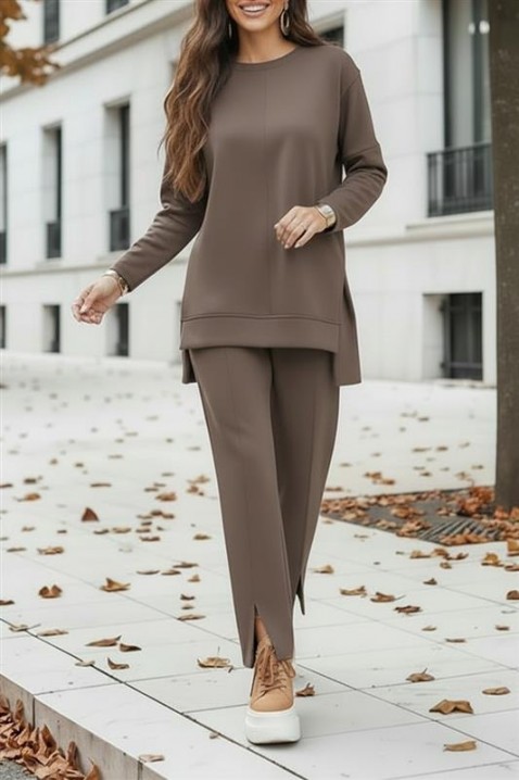 Комплект KALTINA BROWN, Цвят: кафяв, IVET.BG - Твоят онлайн бутик.