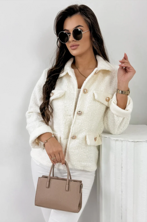 Яке REDIOLJA ECRU, Цвят: екрю, IVET.BG - Твоят онлайн бутик.