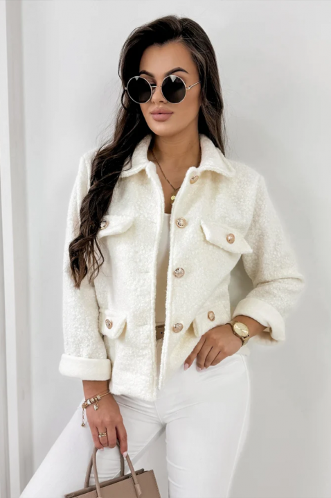 Яке REDIOLJA ECRU, Цвят: екрю, IVET.BG - Твоят онлайн бутик.