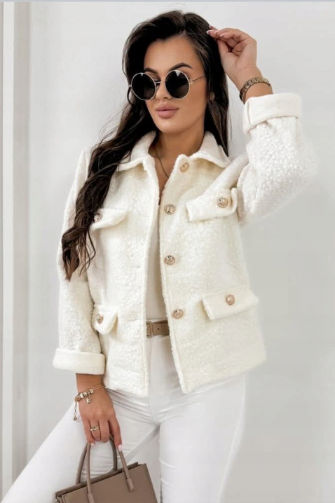 Яке REDIOLJA ECRU, Цвят: екрю, IVET.BG - Твоят онлайн бутик.