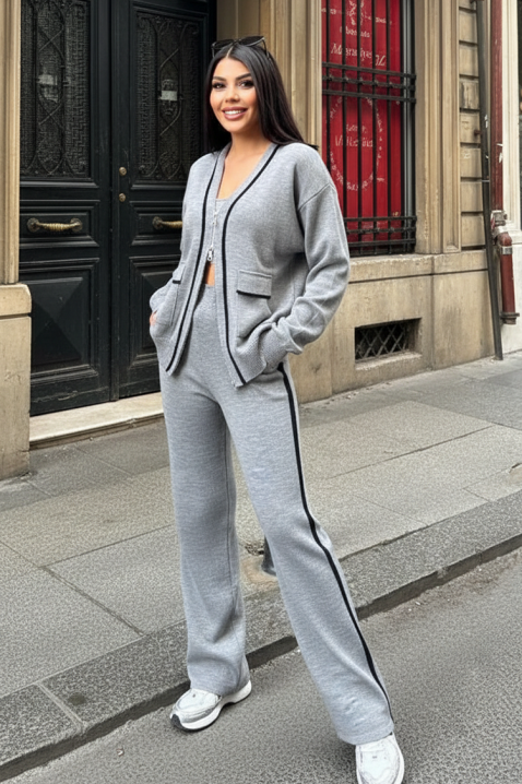 Комплект TROHELMA GREY, Цвят: сив, IVET.BG - Твоят онлайн бутик.