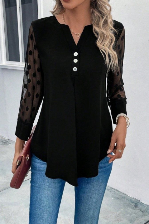 Дамска блуза BLAROLDA, Цвят: черен, IVET.BG - Твоят онлайн бутик.