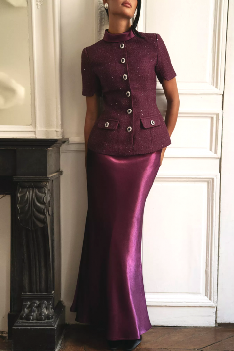 Комплект BIRKINZA PURLE, Цвят: лилав, IVET.BG - Твоят онлайн бутик.