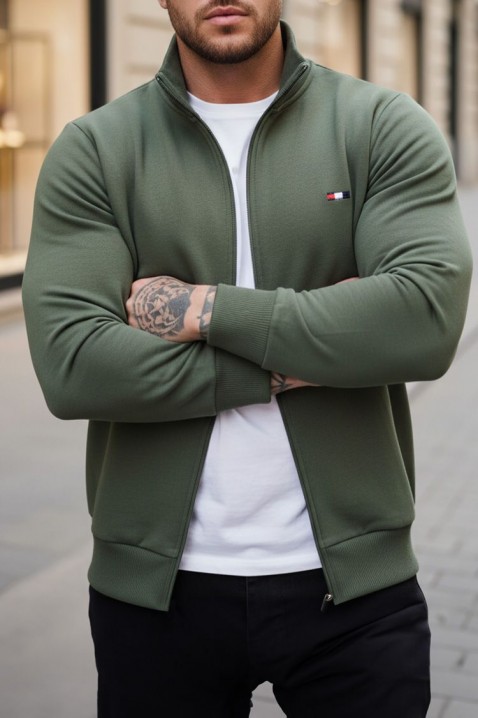 Мъжки суичър NORONO KHAKI, Цвят: каки, IVET.BG - Твоят онлайн бутик.