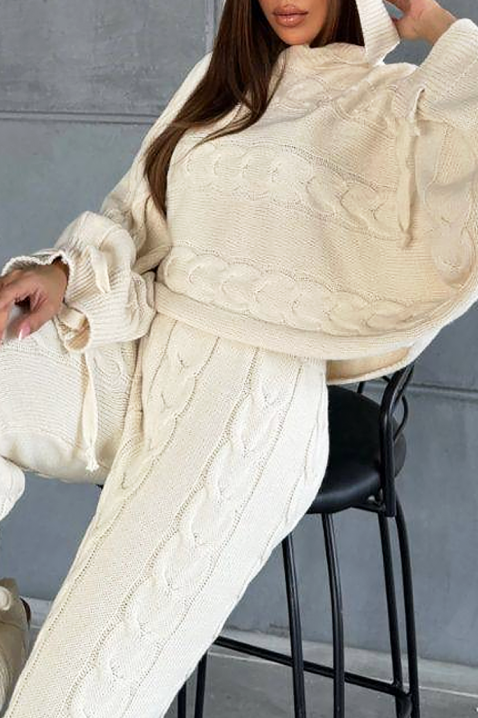 Комплект VOLZENA ECRU, Цвят: екрю, IVET.BG - Твоят онлайн бутик.