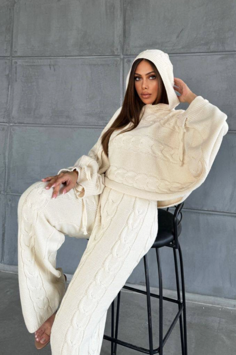 Комплект VOLZENA ECRU, Цвят: екрю, IVET.BG - Твоят онлайн бутик.