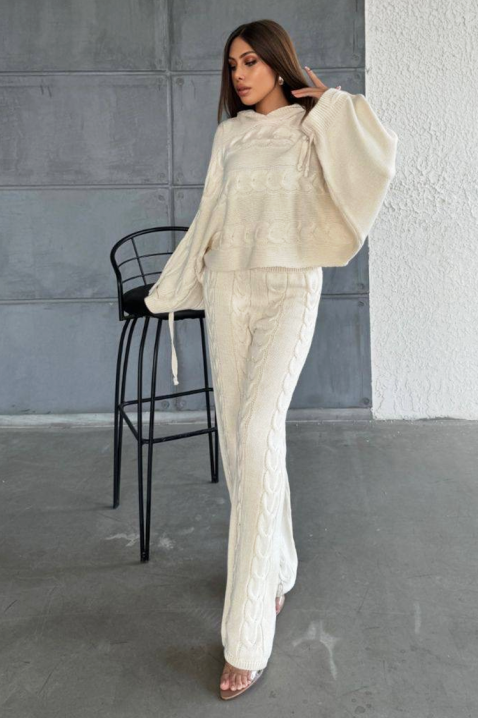 Комплект VOLZENA ECRU, Цвят: екрю, IVET.BG - Твоят онлайн бутик.