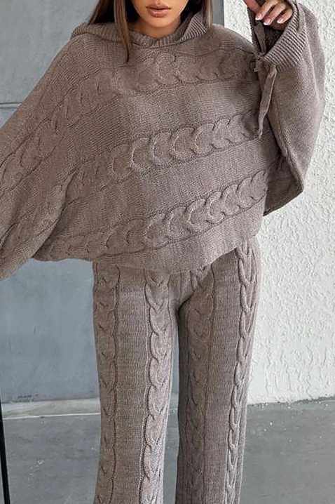 Комплект VOLZENA MOCHA, Цвят: мока, IVET.BG - Твоят онлайн бутик.