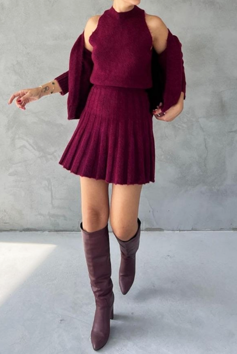 Комплект MIROLVA BORDO, Цвят: бордо, IVET.BG - Твоят онлайн бутик.