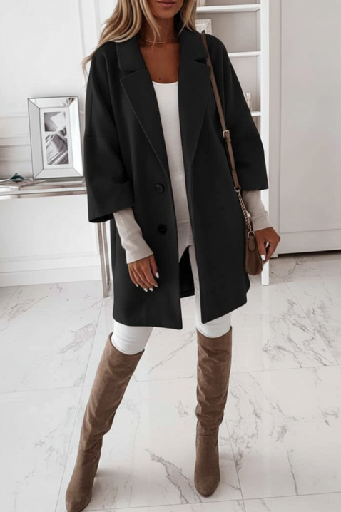 Палто OLFONJA BLACK, Цвят: черен, IVET.BG - Твоят онлайн бутик.