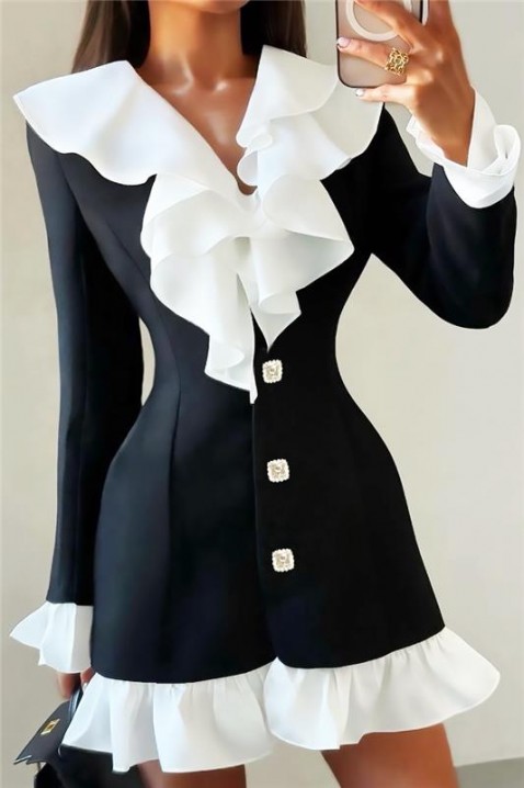 Рокля RENIZALA, Цвят: черен, IVET.BG - Твоят онлайн бутик.