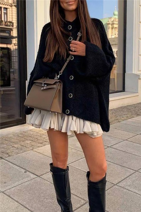 Жилетка NIVELZA BLACK, Цвят: черен, IVET.BG - Твоят онлайн бутик.