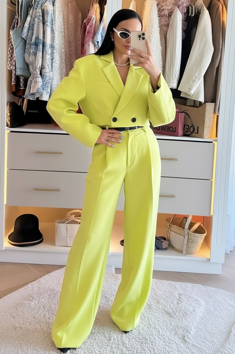 Комплект MINSONZA LIME, Цвят: лайм, IVET.BG - Твоят онлайн бутик.