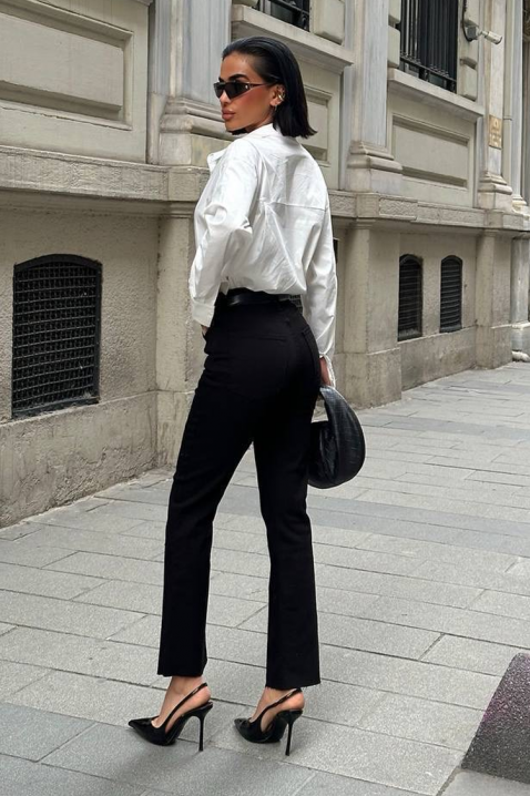 Дънки FEONZA, Цвят: черен, IVET.BG - Твоят онлайн бутик.