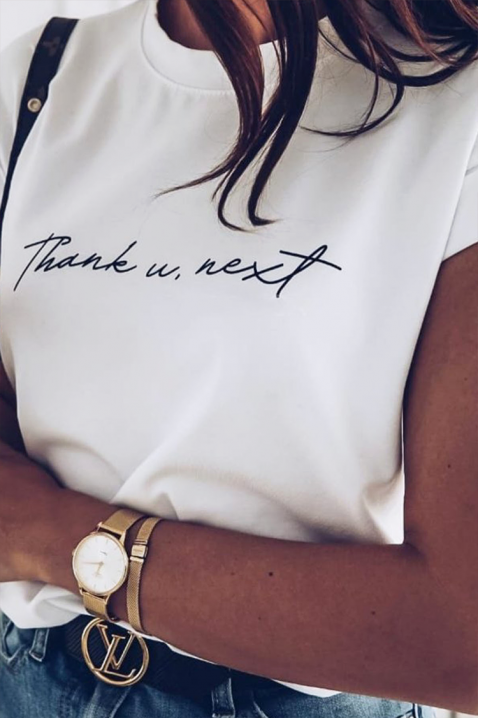 Тениска RUBIMNZA, Цвят: бял, IVET.BG - Твоят онлайн бутик.