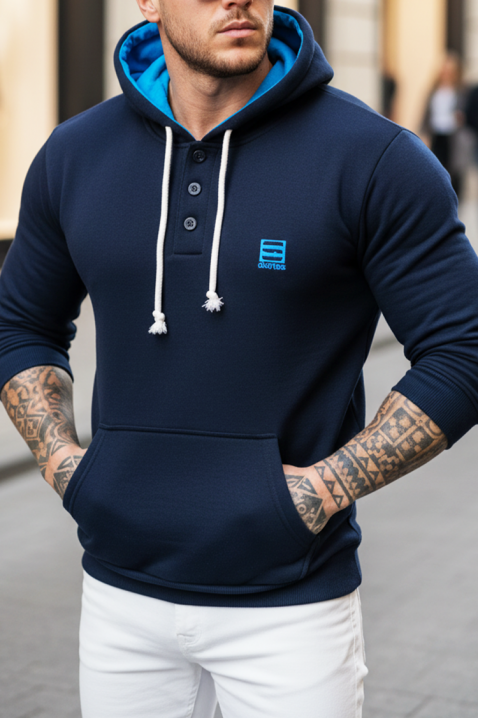 Мъжки суичър MARFANO, Цвят: тъмносин, IVET.BG - Твоят онлайн бутик.